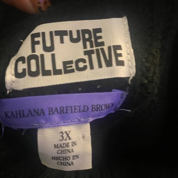 Turtleneck Sweater with Neon Stripes Future Collective with Kahlana Barfield - Picture 3 of 5